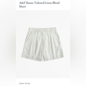 Abercrombie & Fitch Sloane Tailored Linen-Blend Shorts